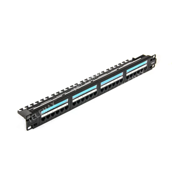 Patchpanel Cat6/Cat6a UTP 24 Ports 1u 19 Zoll